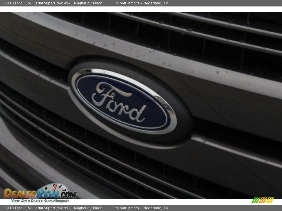 2018 Ford F150 Lariat SuperCrew 4x4 Magnetic / Black Photo #4