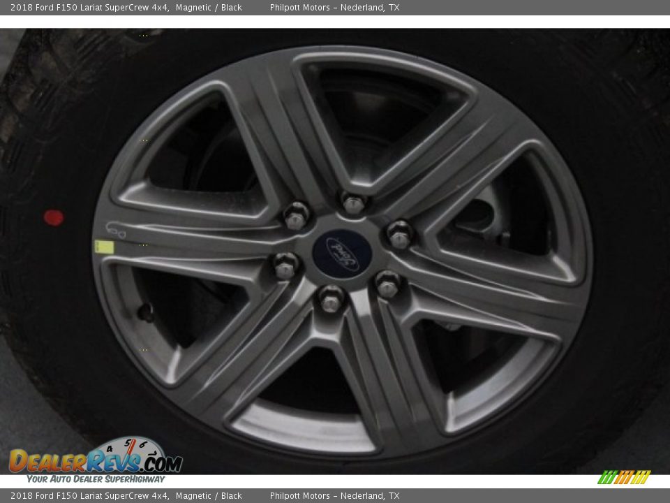 2018 Ford F150 Lariat SuperCrew 4x4 Magnetic / Black Photo #5