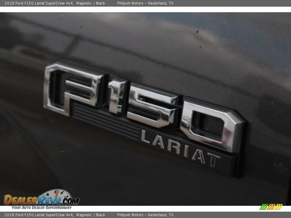 2018 Ford F150 Lariat SuperCrew 4x4 Magnetic / Black Photo #7