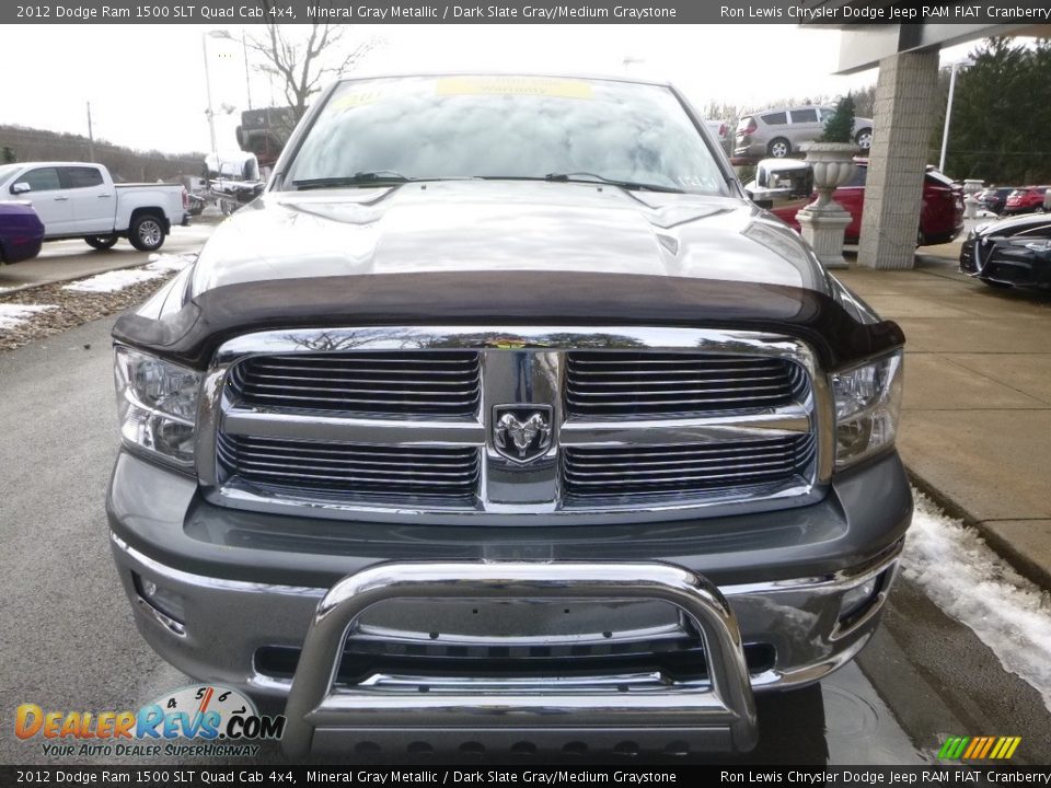 2012 Dodge Ram 1500 SLT Quad Cab 4x4 Mineral Gray Metallic / Dark Slate Gray/Medium Graystone Photo #4
