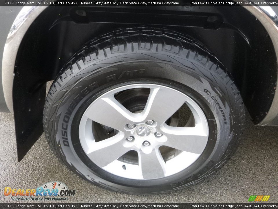 2012 Dodge Ram 1500 SLT Quad Cab 4x4 Mineral Gray Metallic / Dark Slate Gray/Medium Graystone Photo #9