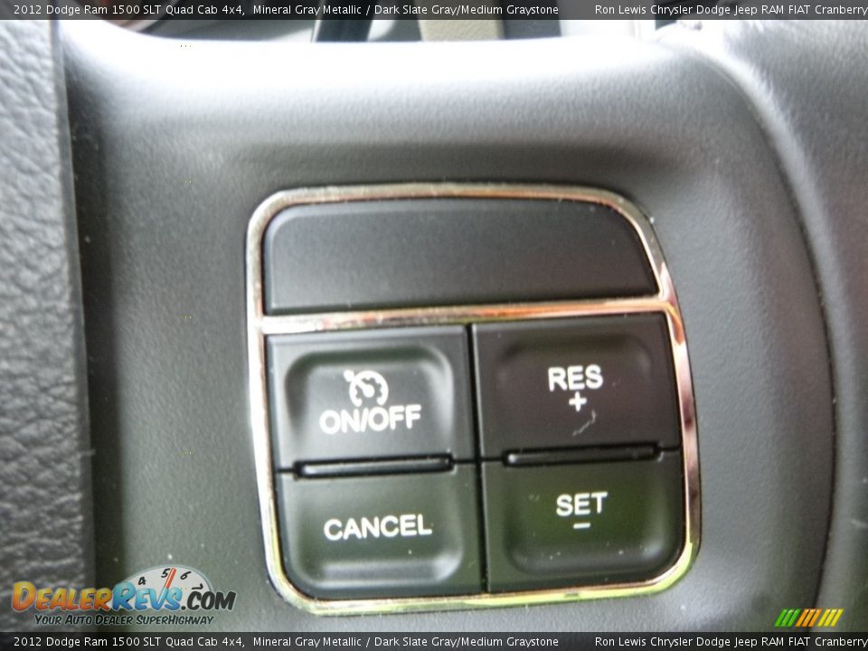 2012 Dodge Ram 1500 SLT Quad Cab 4x4 Mineral Gray Metallic / Dark Slate Gray/Medium Graystone Photo #18