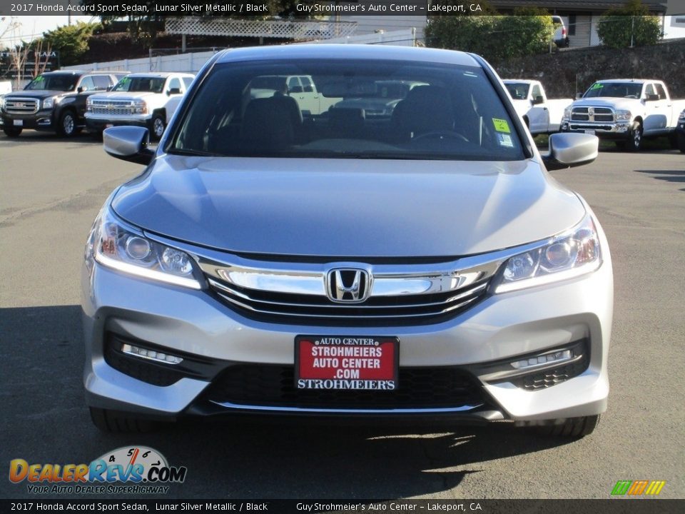 2017 Honda Accord Sport Sedan Lunar Silver Metallic / Black Photo #2