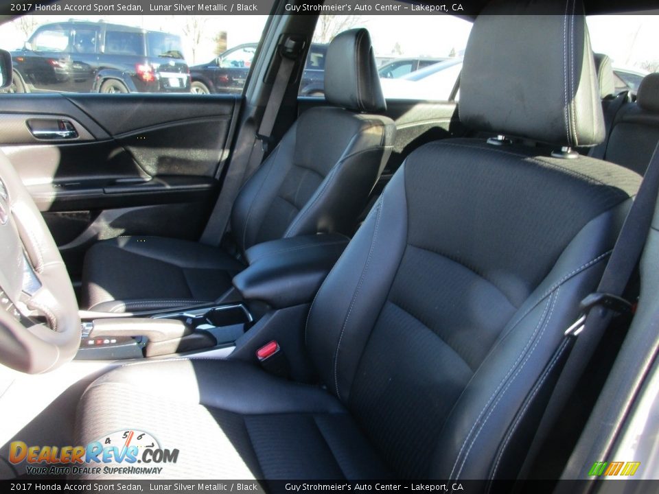2017 Honda Accord Sport Sedan Lunar Silver Metallic / Black Photo #8