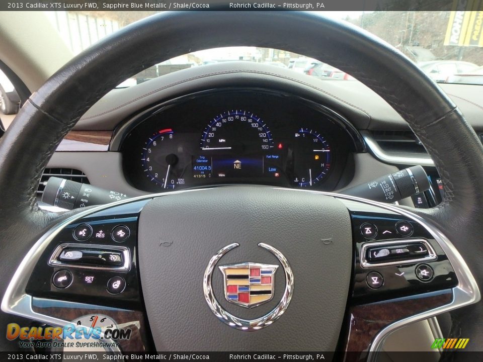 2013 Cadillac XTS Luxury FWD Sapphire Blue Metallic / Shale/Cocoa Photo #15