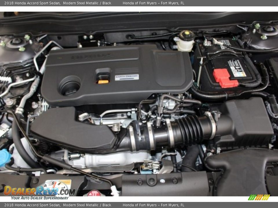 2018 Honda Accord Sport Sedan 2.0 Liter Turbocharged DOHC 16-Valve VTEC 4 Cylinder Engine Photo #33