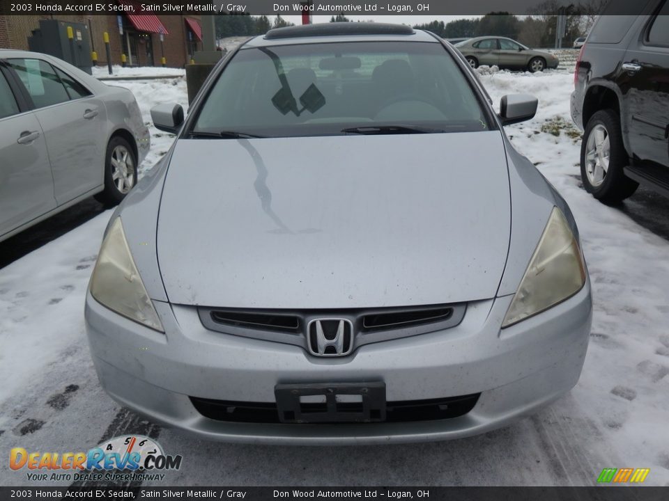 2003 Honda Accord EX Sedan Satin Silver Metallic / Gray Photo #4
