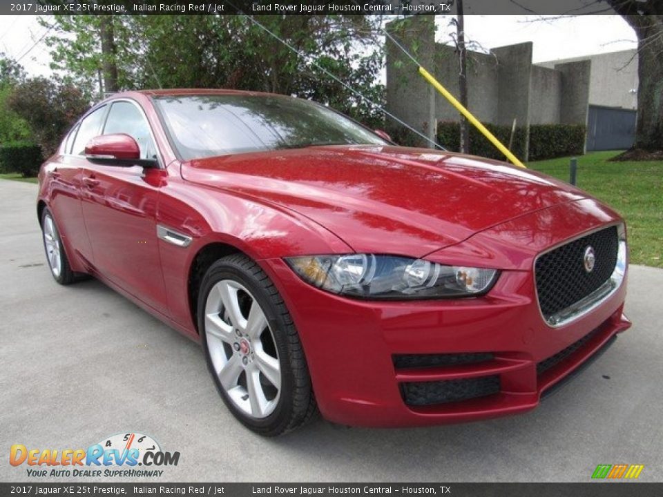 2017 Jaguar XE 25t Prestige Italian Racing Red / Jet Photo #2