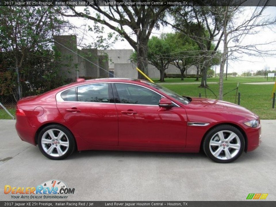 2017 Jaguar XE 25t Prestige Italian Racing Red / Jet Photo #6