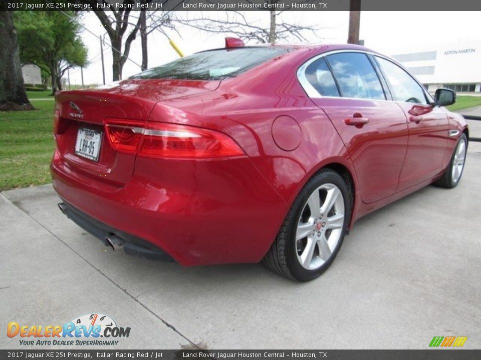 2017 Jaguar XE 25t Prestige Italian Racing Red / Jet Photo #7