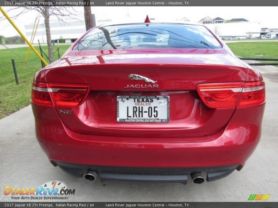 2017 Jaguar XE 25t Prestige Italian Racing Red / Jet Photo #8