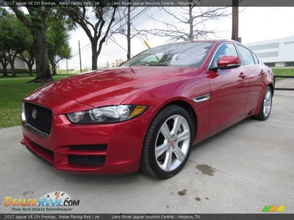 2017 Jaguar XE 25t Prestige Italian Racing Red / Jet Photo #10