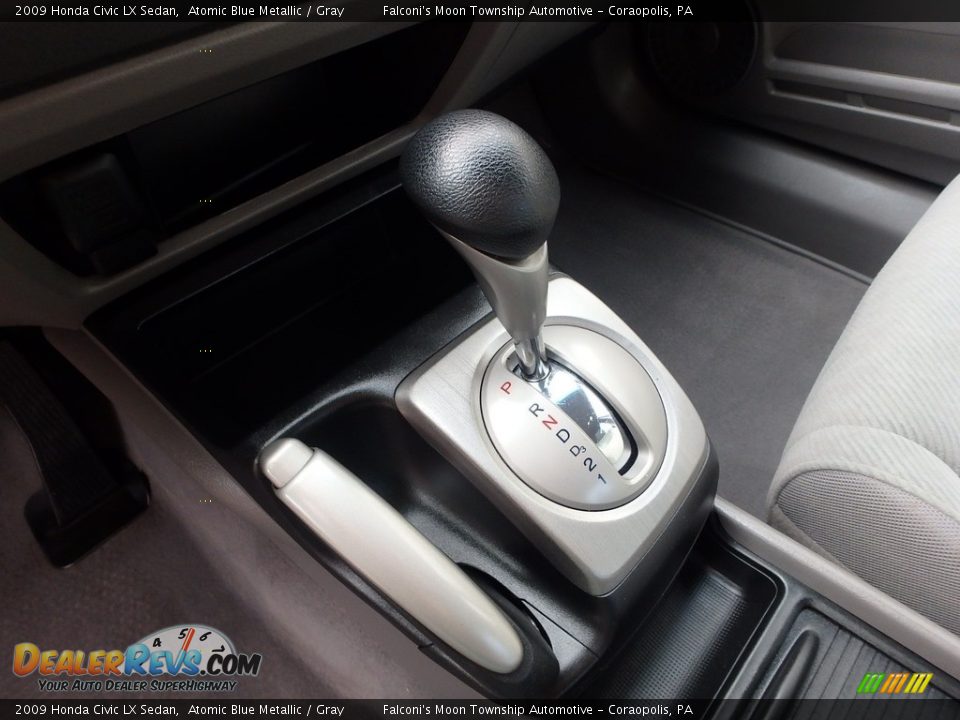 2009 Honda Civic LX Sedan Atomic Blue Metallic / Gray Photo #21