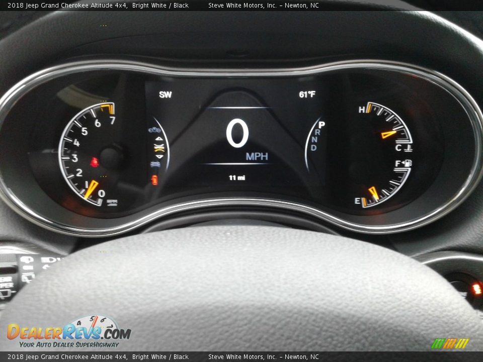 2018 Jeep Grand Cherokee Altitude 4x4 Bright White / Black Photo #19