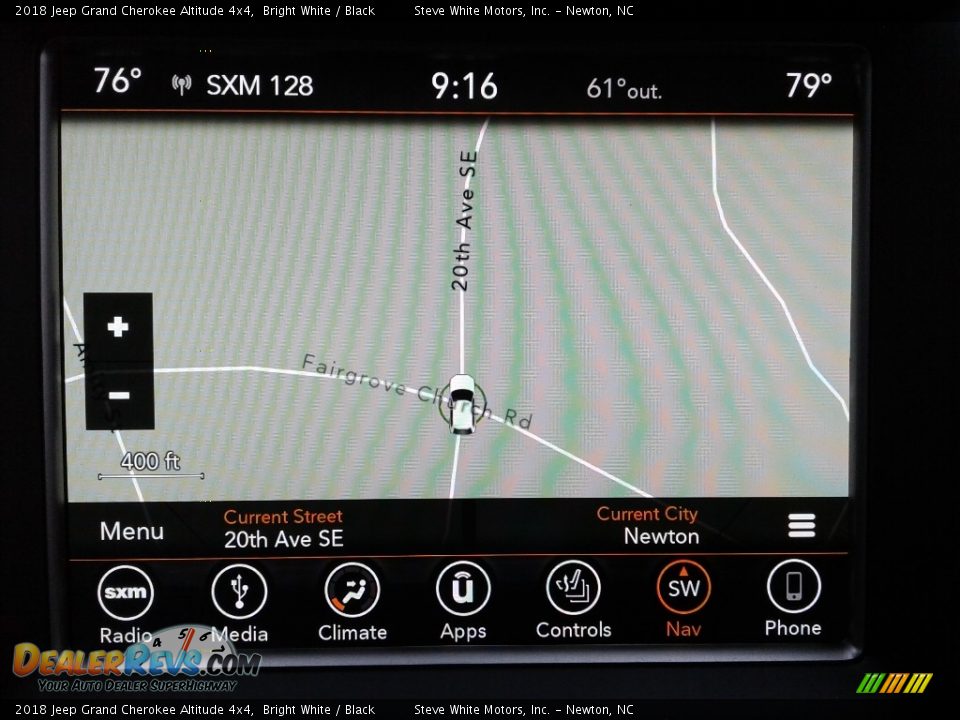 2018 Jeep Grand Cherokee Altitude 4x4 Bright White / Black Photo #24