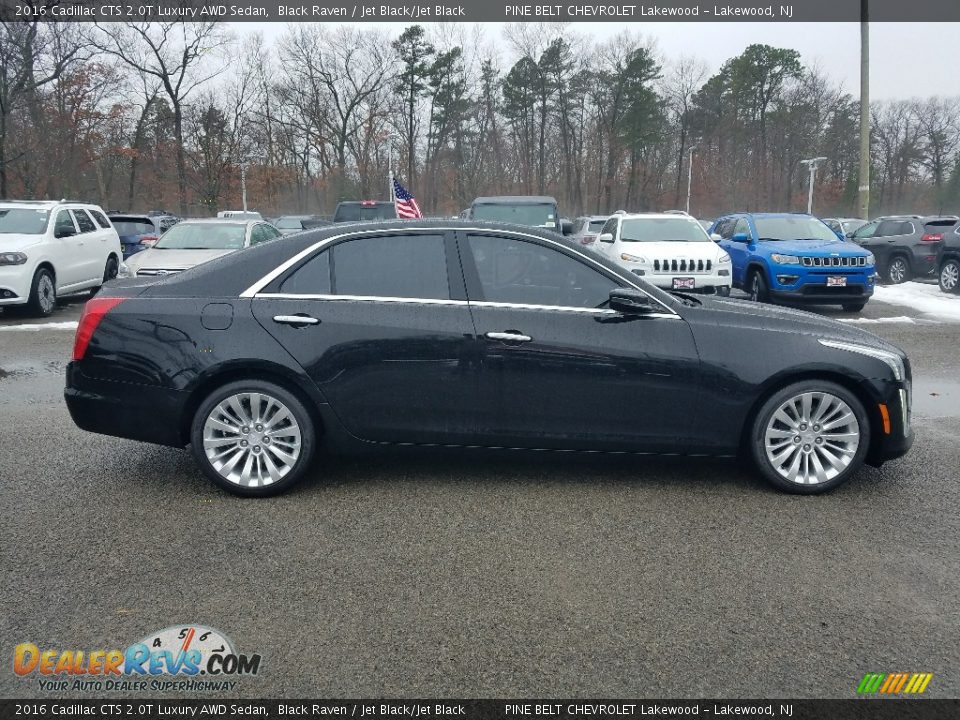 2016 Cadillac CTS 2.0T Luxury AWD Sedan Black Raven / Jet Black/Jet Black Photo #8