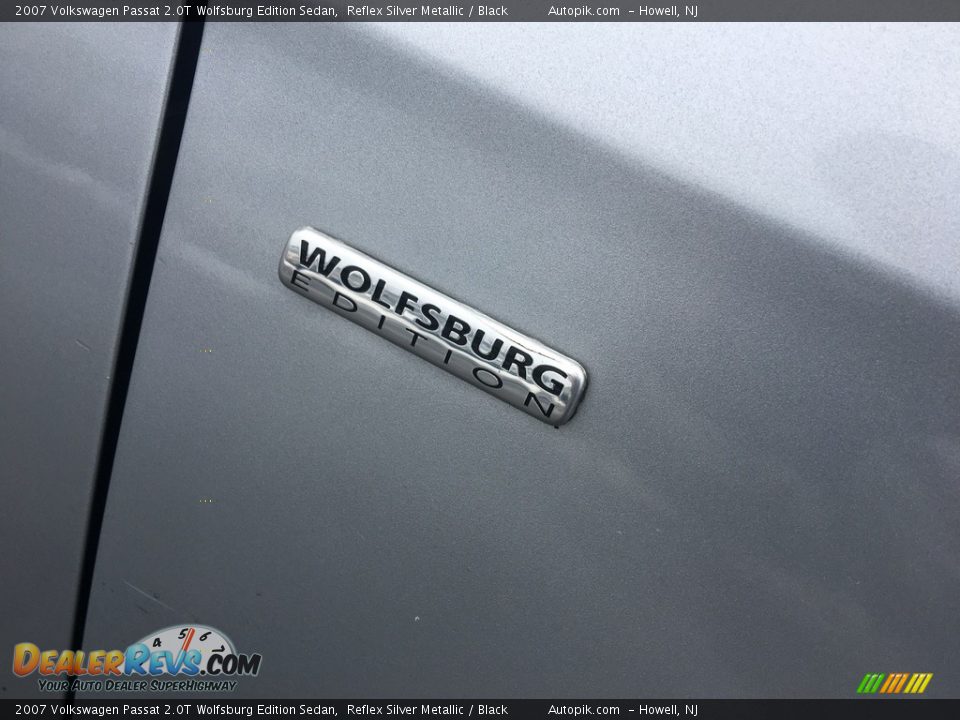 2007 Volkswagen Passat 2.0T Wolfsburg Edition Sedan Reflex Silver Metallic / Black Photo #19