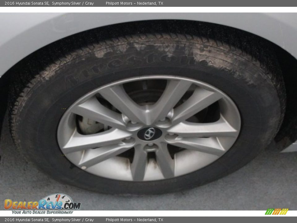 2016 Hyundai Sonata SE Symphony Silver / Gray Photo #5