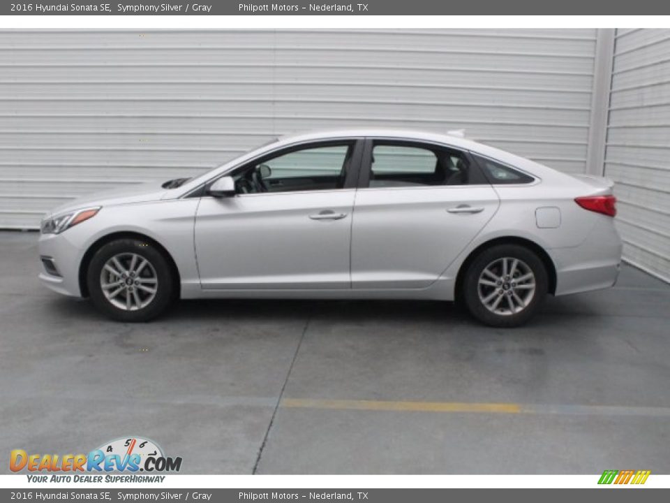 2016 Hyundai Sonata SE Symphony Silver / Gray Photo #6