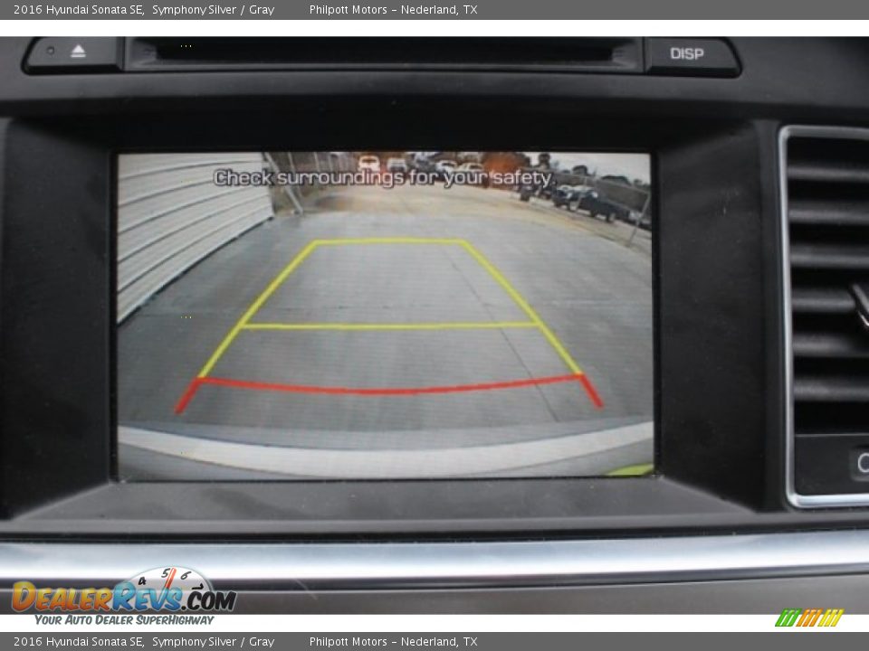 2016 Hyundai Sonata SE Symphony Silver / Gray Photo #17