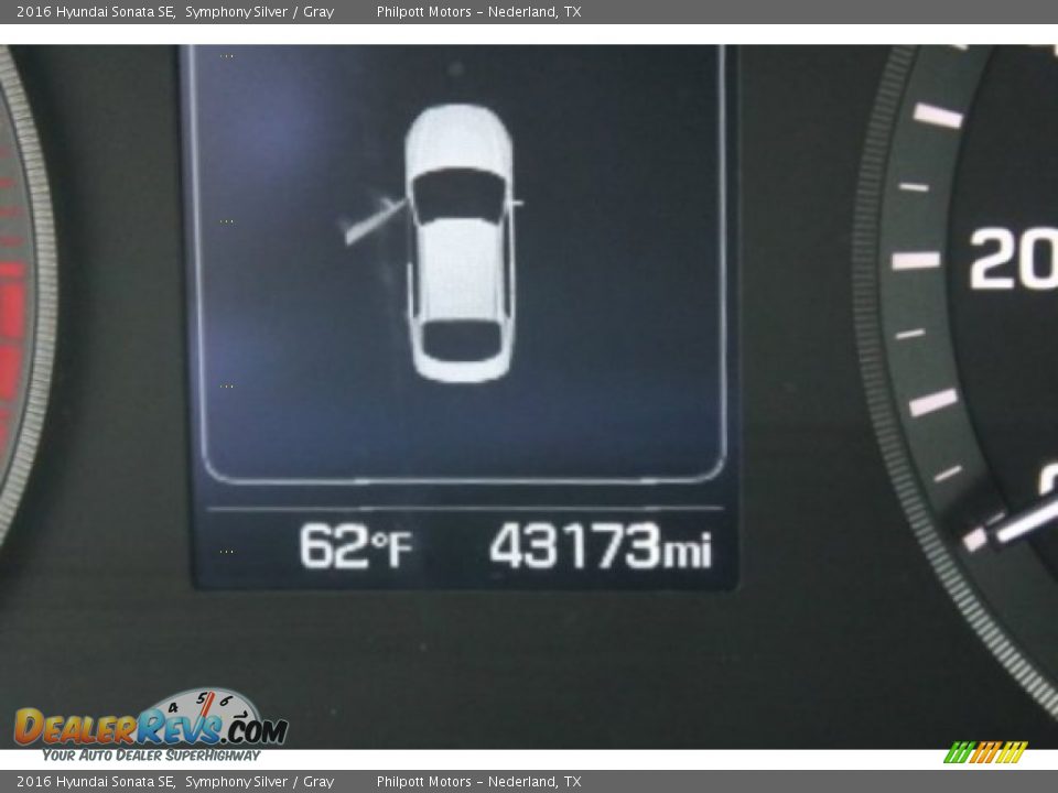 2016 Hyundai Sonata SE Symphony Silver / Gray Photo #23