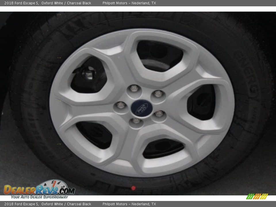 2018 Ford Escape S Oxford White / Charcoal Black Photo #5