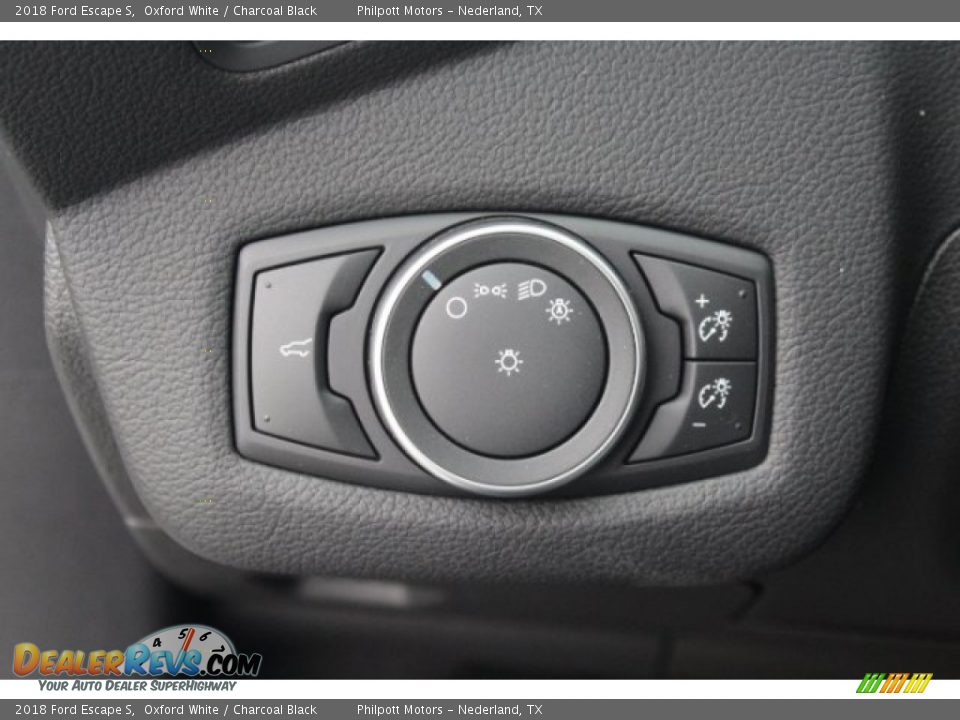 2018 Ford Escape S Oxford White / Charcoal Black Photo #23