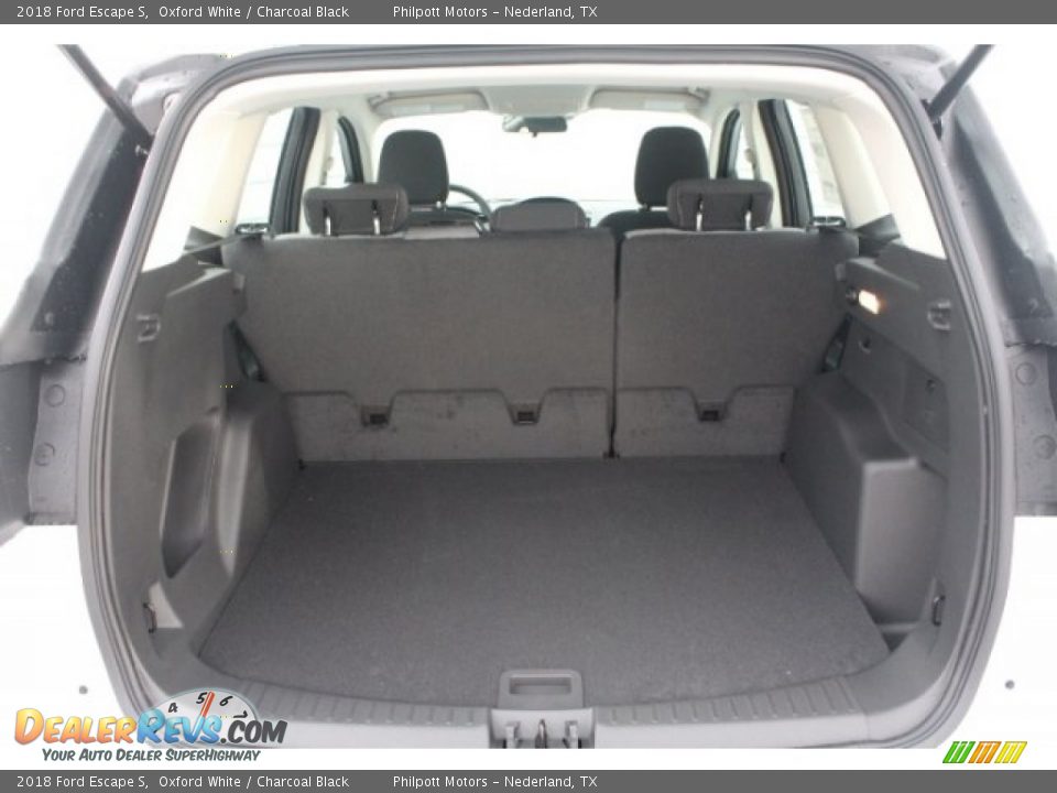 2018 Ford Escape S Oxford White / Charcoal Black Photo #28