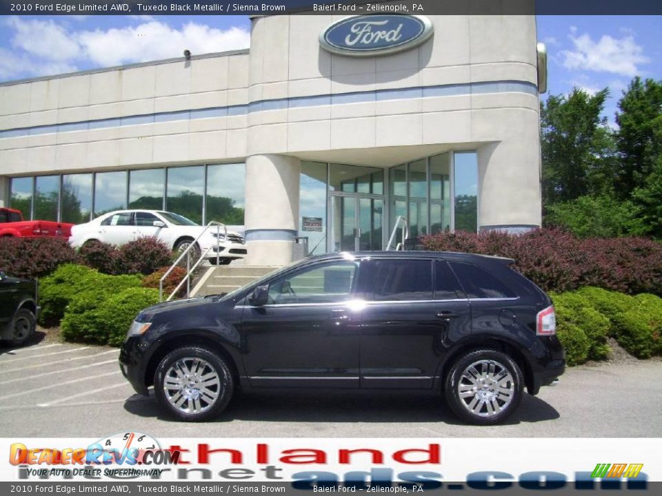 2010 Ford Edge Limited AWD Tuxedo Black Metallic / Sienna Brown Photo #1