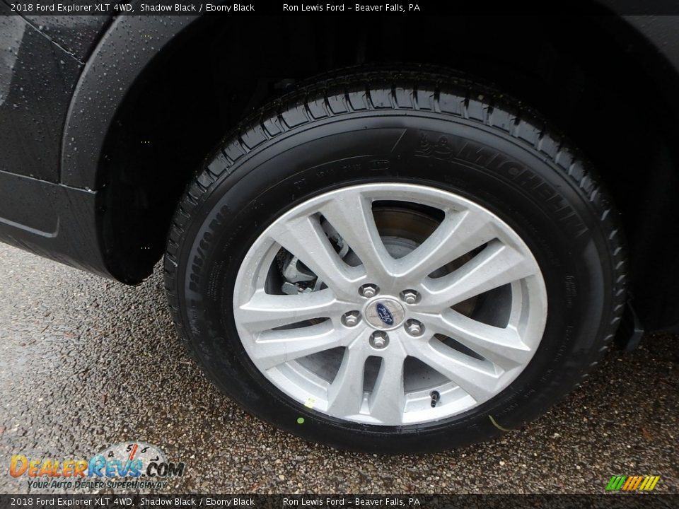 2018 Ford Explorer XLT 4WD Shadow Black / Ebony Black Photo #2