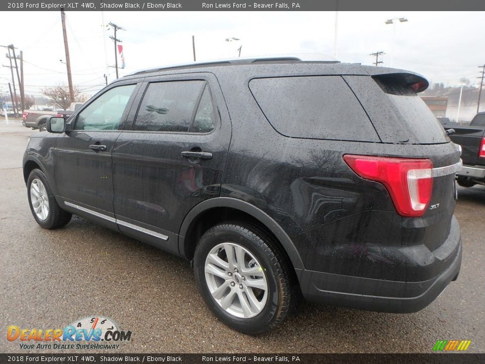 2018 Ford Explorer XLT 4WD Shadow Black / Ebony Black Photo #6