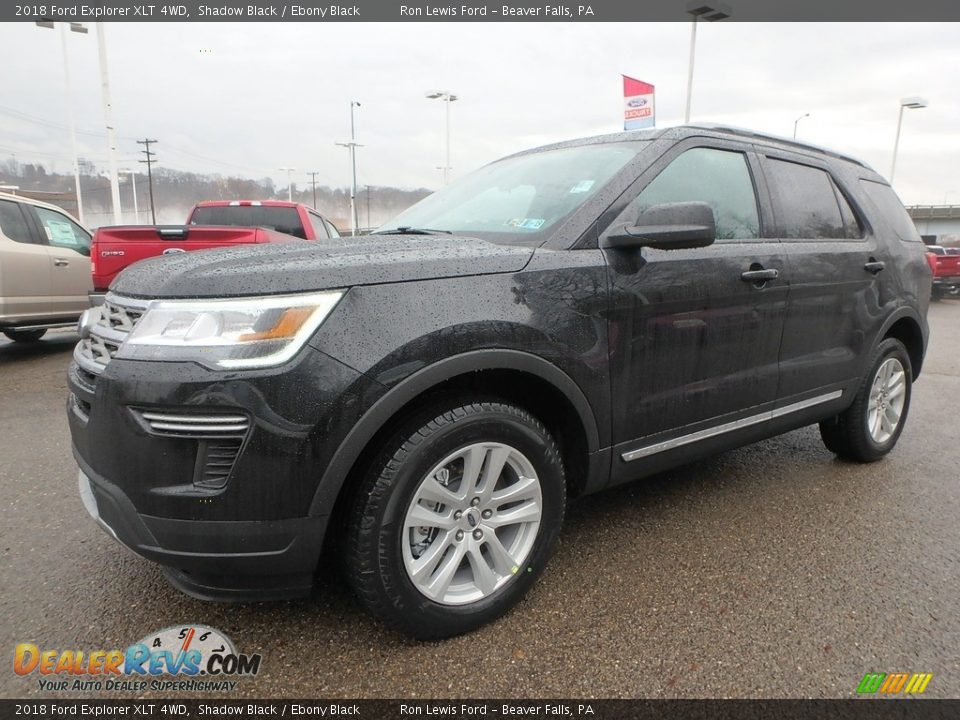 2018 Ford Explorer XLT 4WD Shadow Black / Ebony Black Photo #8