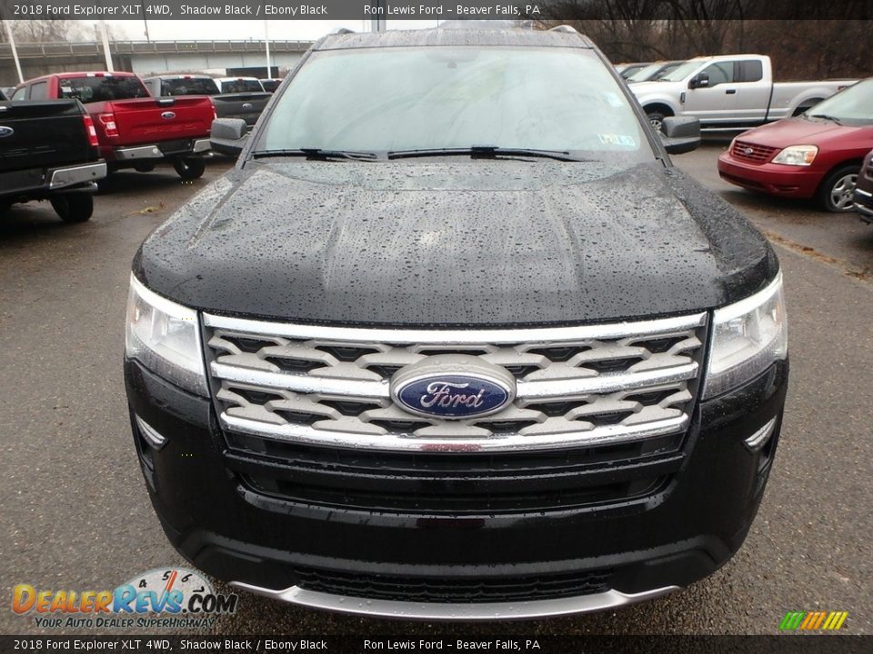 2018 Ford Explorer XLT 4WD Shadow Black / Ebony Black Photo #9