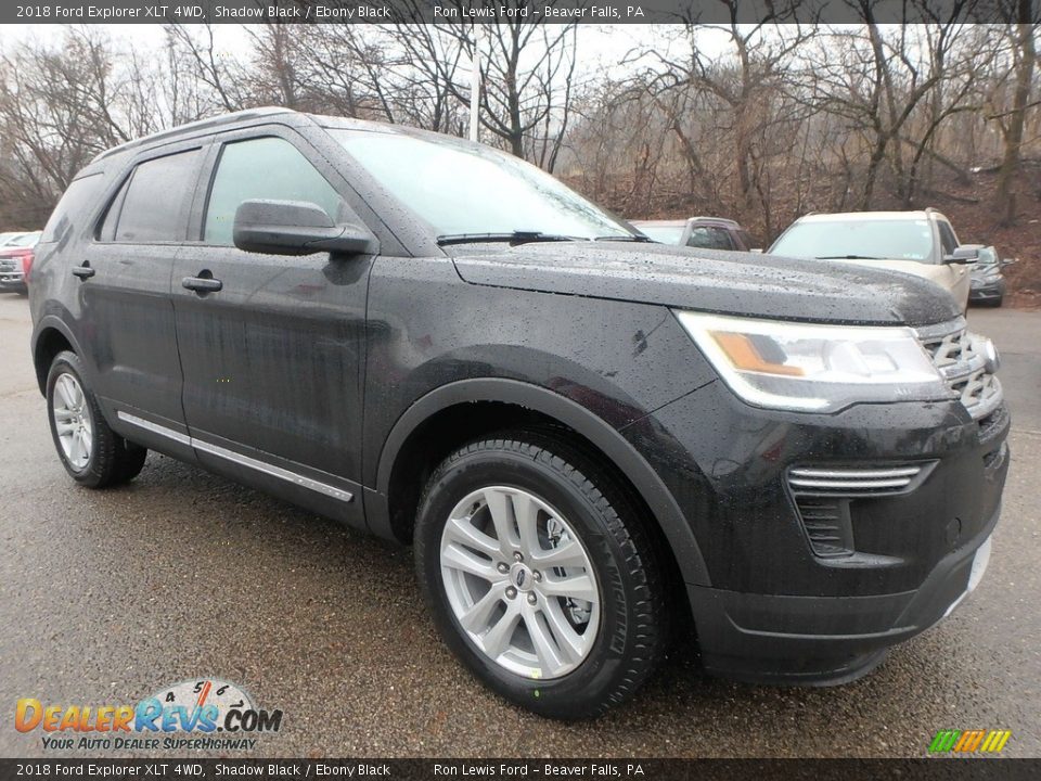 2018 Ford Explorer XLT 4WD Shadow Black / Ebony Black Photo #10