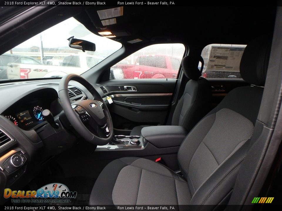 2018 Ford Explorer XLT 4WD Shadow Black / Ebony Black Photo #11