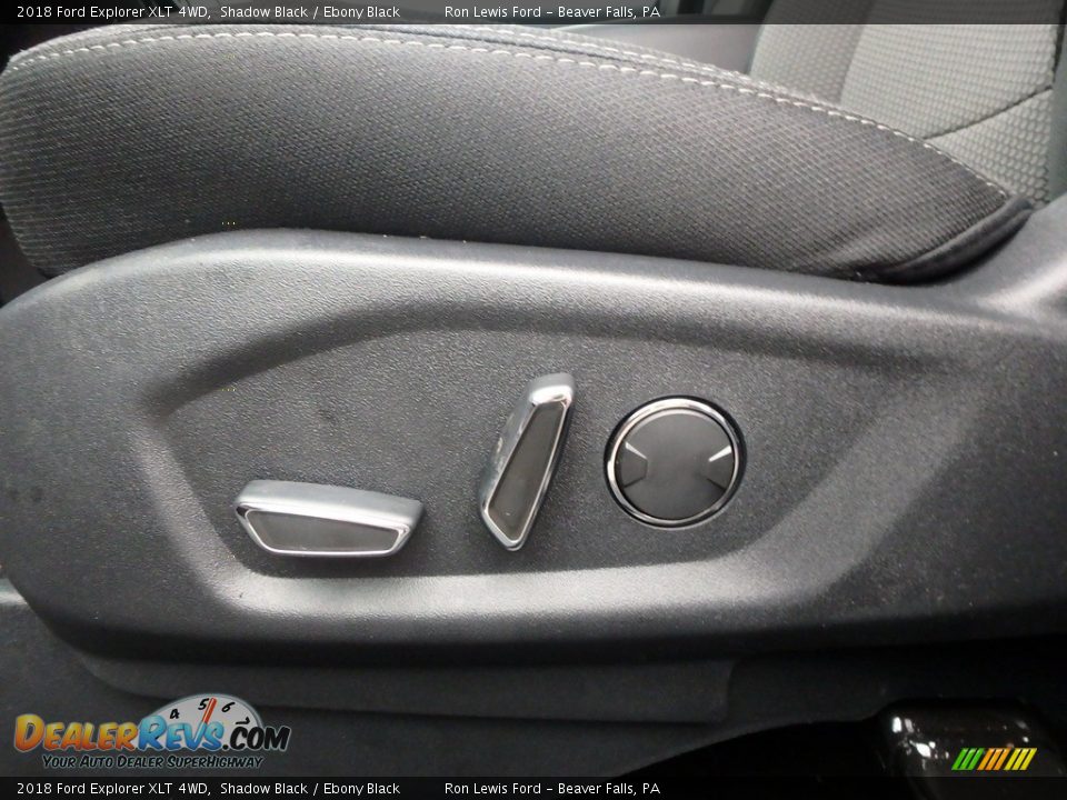 2018 Ford Explorer XLT 4WD Shadow Black / Ebony Black Photo #16