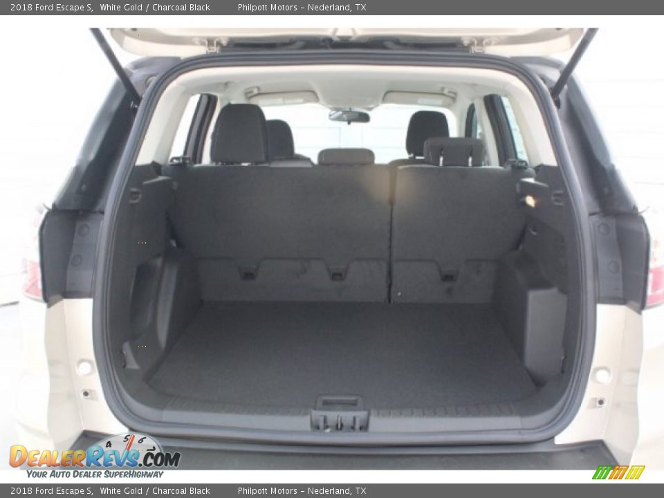 2018 Ford Escape S White Gold / Charcoal Black Photo #27