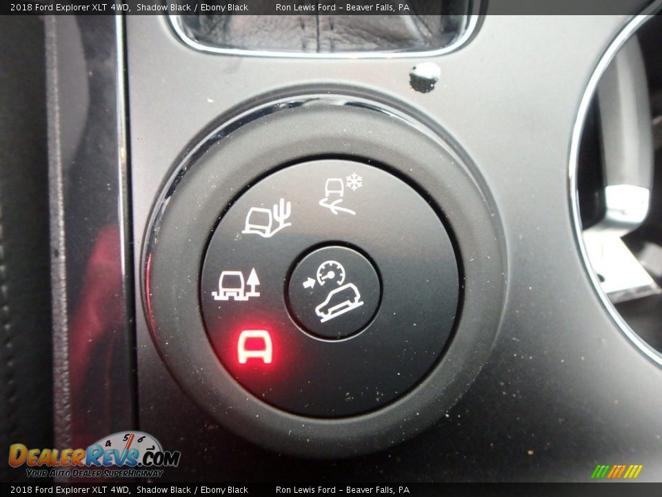 2018 Ford Explorer XLT 4WD Shadow Black / Ebony Black Photo #18