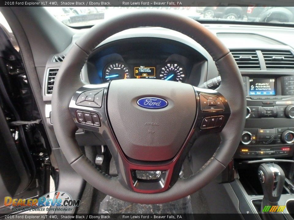 2018 Ford Explorer XLT 4WD Shadow Black / Ebony Black Photo #19
