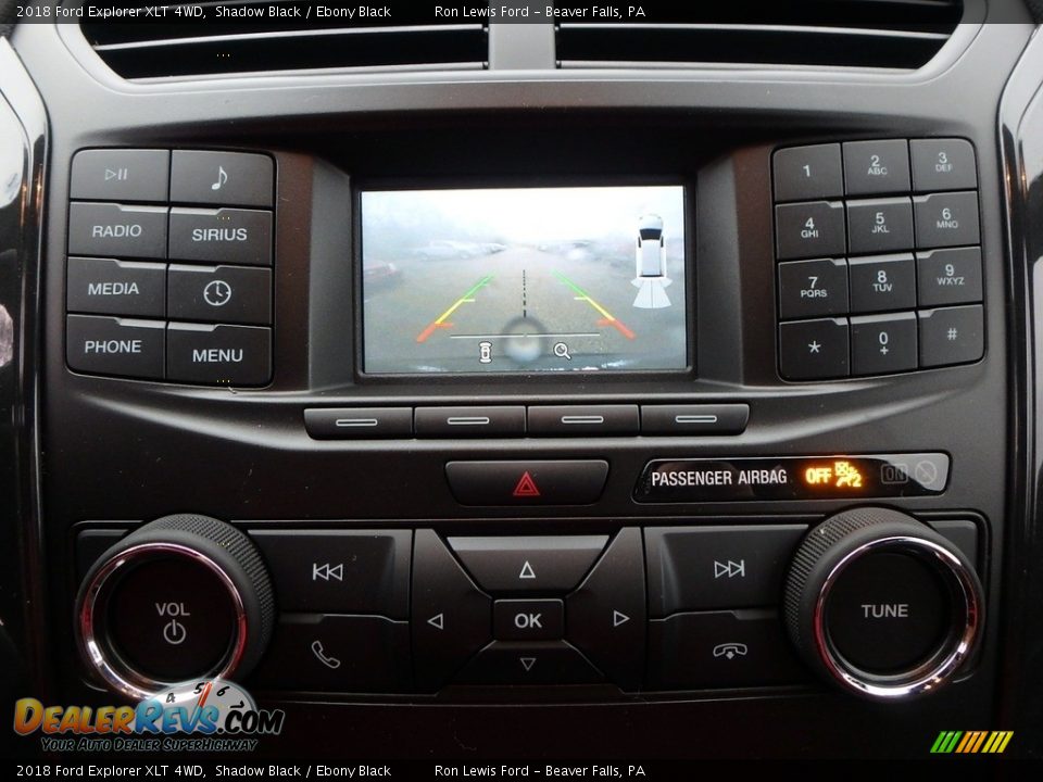 2018 Ford Explorer XLT 4WD Shadow Black / Ebony Black Photo #20