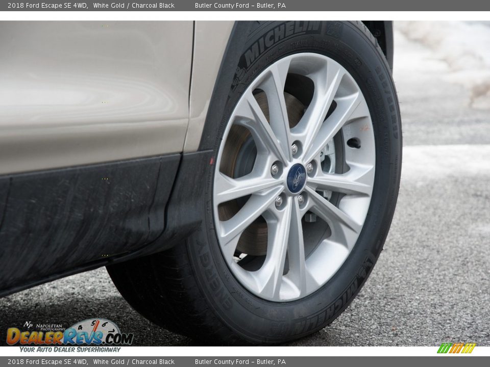 2018 Ford Escape SE 4WD White Gold / Charcoal Black Photo #3