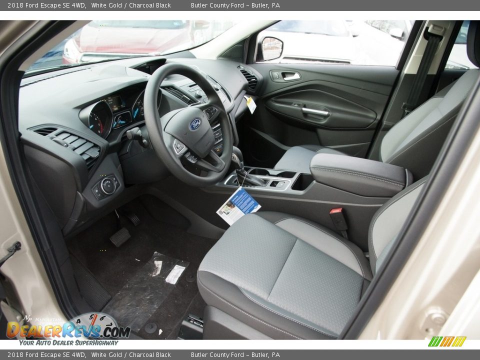 2018 Ford Escape SE 4WD White Gold / Charcoal Black Photo #6