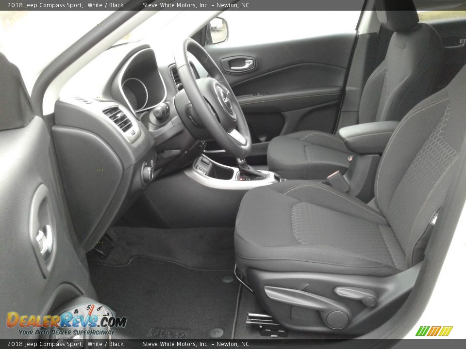 2018 Jeep Compass Sport White / Black Photo #10