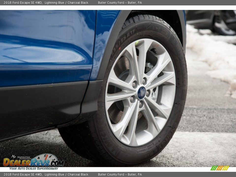 2018 Ford Escape SE 4WD Lightning Blue / Charcoal Black Photo #3