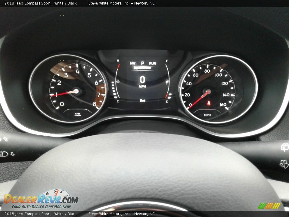 2018 Jeep Compass Sport White / Black Photo #18