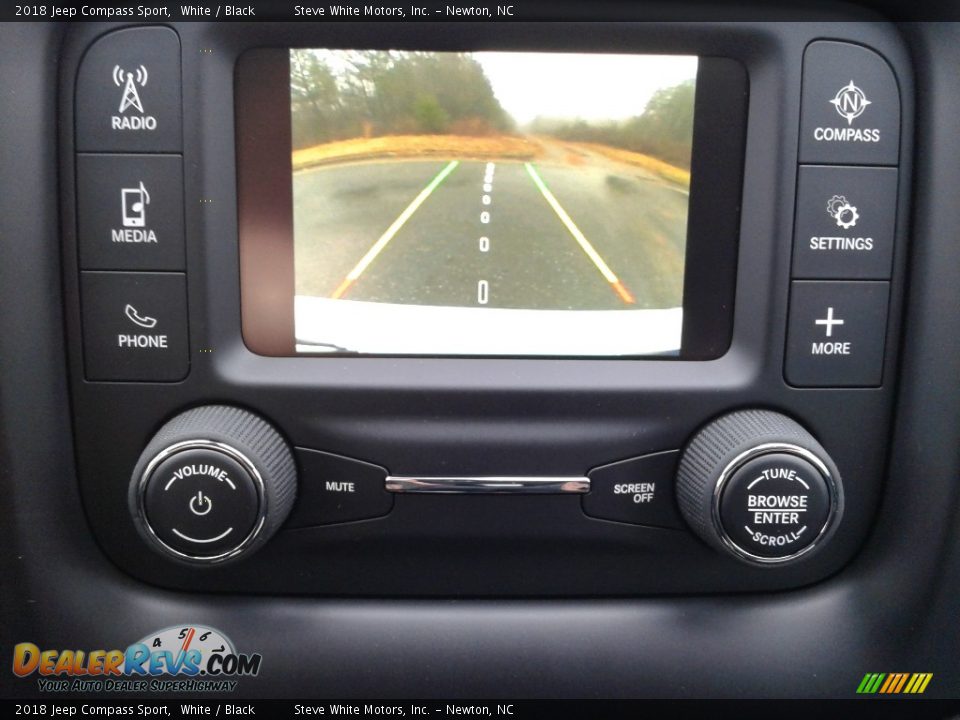 2018 Jeep Compass Sport White / Black Photo #21