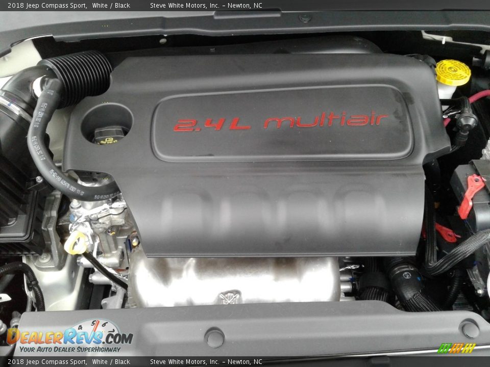 2018 Jeep Compass Sport White / Black Photo #25