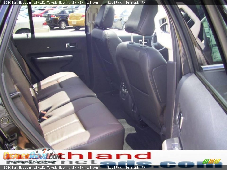 2010 Ford Edge Limited AWD Tuxedo Black Metallic / Sienna Brown Photo #16