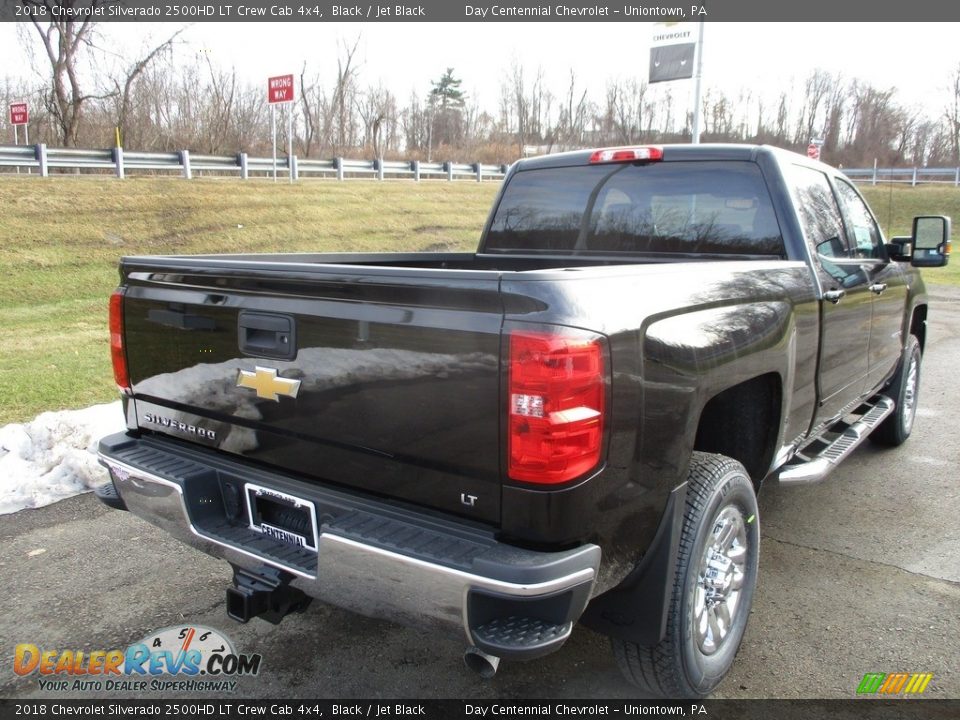 2018 Chevrolet Silverado 2500HD LT Crew Cab 4x4 Black / Jet Black Photo #3