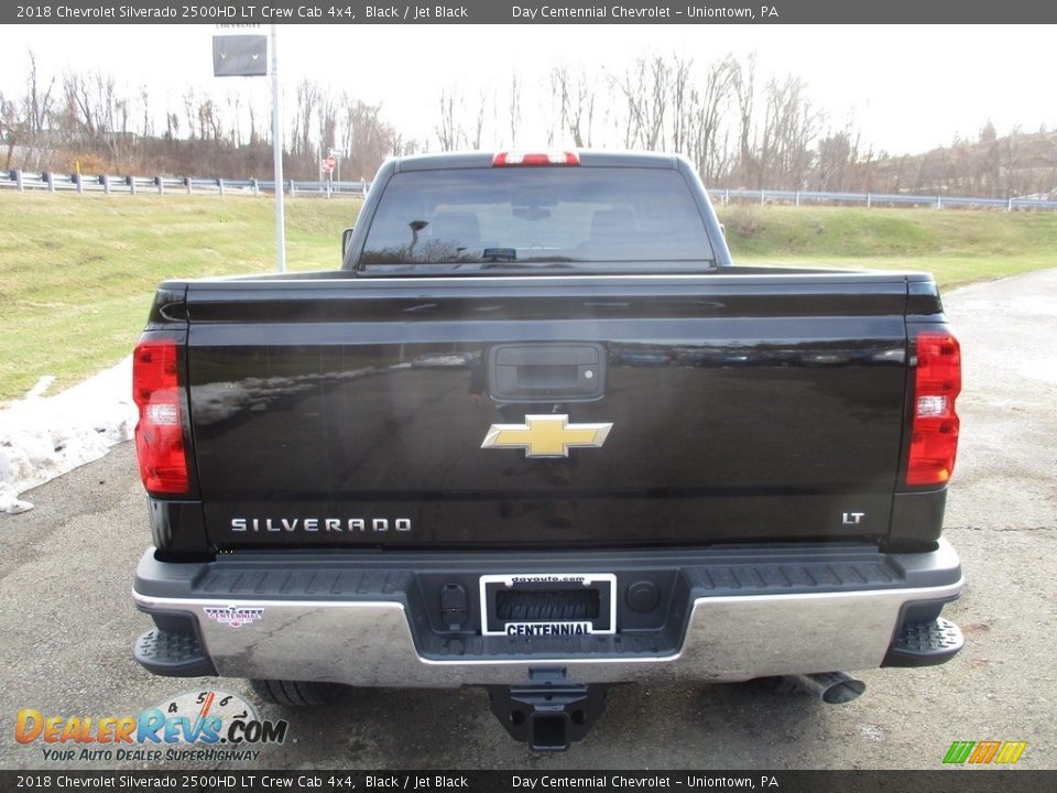2018 Chevrolet Silverado 2500HD LT Crew Cab 4x4 Black / Jet Black Photo #4